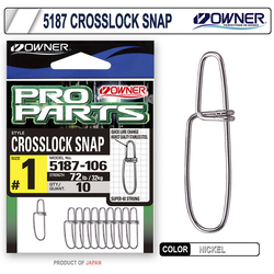 Owner 5187 Crosslock Snap Rapala Klipsi - Thumbnail