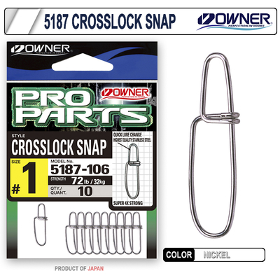 OWNER - Owner 5187 Crosslock Snap Rapala Klipsi