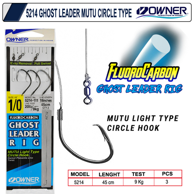 OWNER - Owner 5214 Ghost Leader Mutu Circle Type Black Chrome