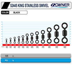 Owner 52445 King Stainless Swivel - Thumbnail