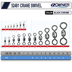 Owner 52481 Crane Swivel Fırdöndü - Thumbnail