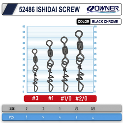 Owner 52486 Shidai Screw Klipsli Fırdöndü - Thumbnail