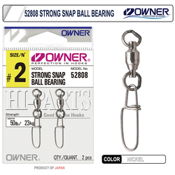 OWNER - Owner 52808 Strong Snap Ball Bearing Rapala Klipsi