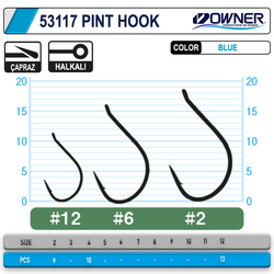 Owner 53117 Pint Hook Blue İğne - Thumbnail