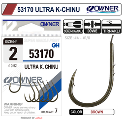 Owner 53170 Ultra K. Chinu Brown İğne - Thumbnail