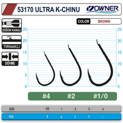 Owner 53170 Ultra K. Chinu Brown İğne - Thumbnail
