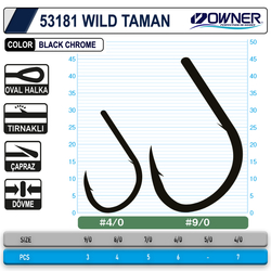 Owner 53181 Wild Taman Black Chrome İğne - Thumbnail