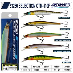 OWNER - Owner 53260 Ct Minnow 110 Mm 14.4g Maket Balık