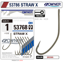 Owner 53768 Straw X Brown İğne - Thumbnail