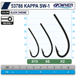 Owner 53786 Kappa Sw-1 Black Chrome İğne - Thumbnail