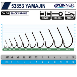 Owner 53853 Yamajin With Eye Black Chrome İğne - Thumbnail