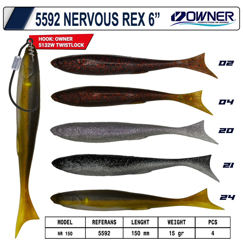 Owner 5592 Nervous Rex 150mm
