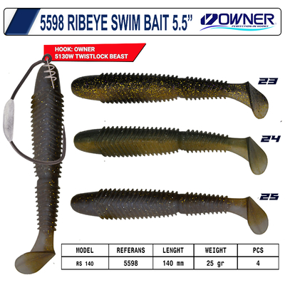 OWNER - Owner 5598 Ribeye Swimbait 140mm