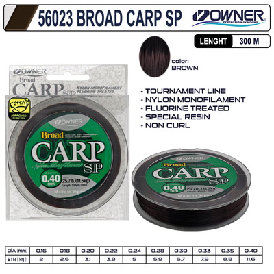 OWNER - Owner 56023 0Broad Carp Sp 300m Brown Misina