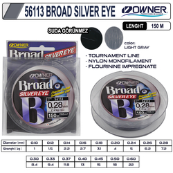 OWNER - Owner 56113 Broad Silver Eye 150m Light Gray