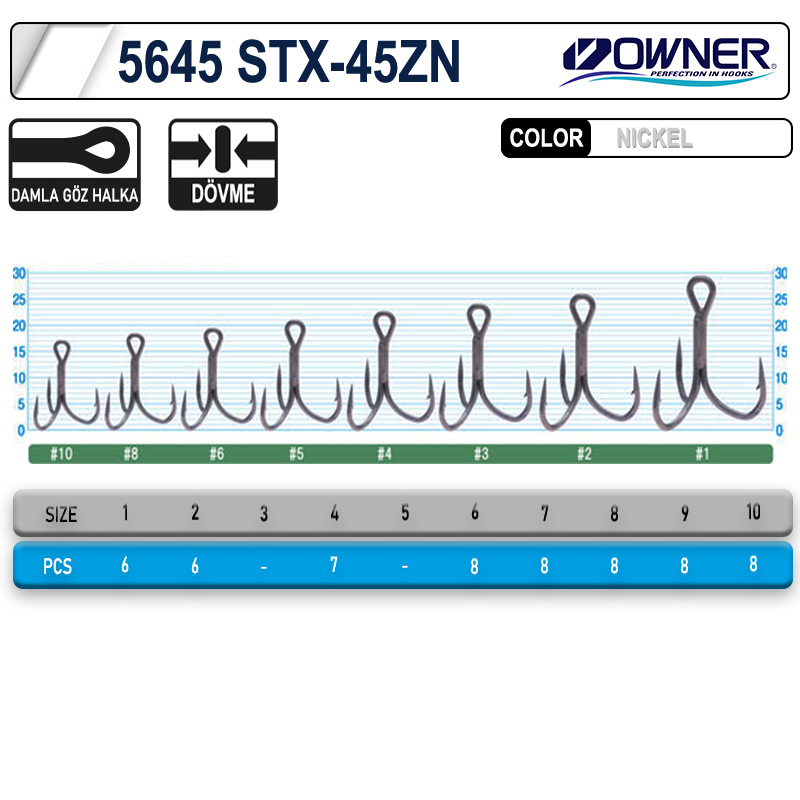 Owner 5645 Stx-45zn Taff Wire Zn Çarpma İğne