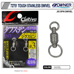 OWNER - Owner 72751 Tough Stainless Swivel Jig Spin Fırdöndü