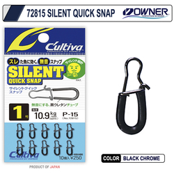 CULTIVA - Cultiva 72815 Silent Quick Snap Rapala Klipsi