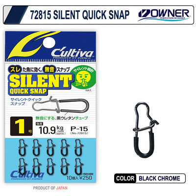 CULTIVA - Cultiva 72815 Silent Quick Snap Rapala Klipsi