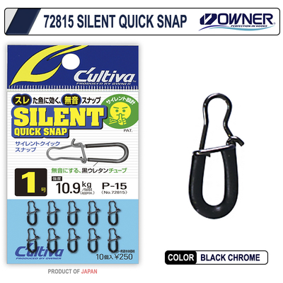 CULTIVA - Cultiva 72815 Silent Quick Snap Rapala Klipsi