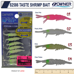 OWNER - Owner 82586 Taste Shrimp Bait Lrf Silikonu 4 cm