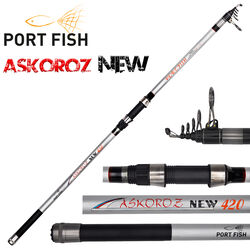 Portfish Askoroz New Surf Carbon Kamışı 100-250 gr - Thumbnail