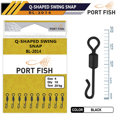 PORTFISH - Portfish BL-2014 Q- Shaped Swing Snap