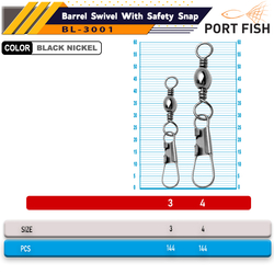 Portfish BL-3001 Klips 144 Ad - Thumbnail