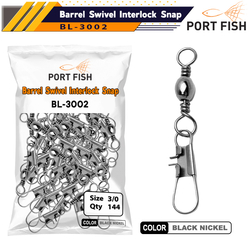 Portfish BL-3002 Kilitli Klips 144 Lü - Thumbnail