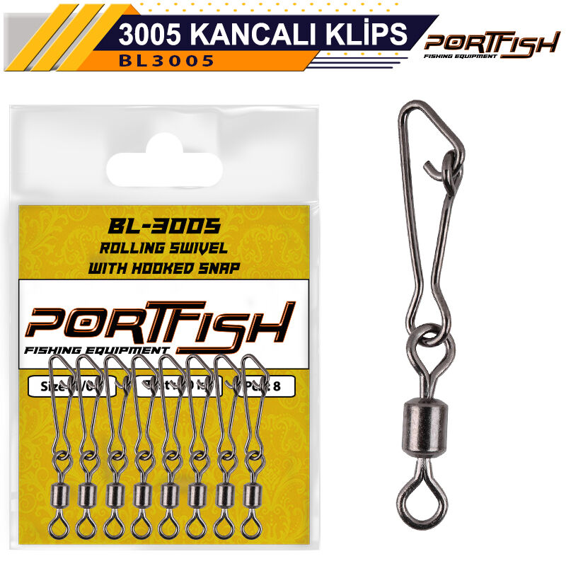PORTFISH - Portfish BL-3005 Kancalı Klips