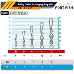 Portfish BL-3027 Hızlı Değişim Fırdöndüsü - Thumbnail