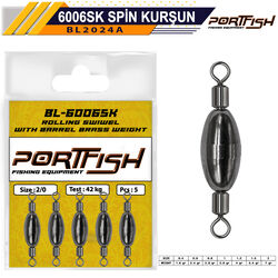 Portfish BL-6006SK Spin Kurşun Fırdöndü - Thumbnail