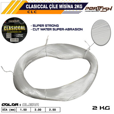 PORTFISH - Portfish Clasiccal Çile Misina 2Kg (Ekonomik)