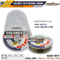PORTFISH - Portfish Colorex Misina 100 mt Ebruli Devamlı 10 Adetli