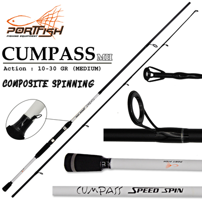 PORTFISH - Portfish Cumpass 240cm Spin Kamış 10 - 30 gr