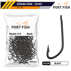 PORTFISH - Portfish Dökme İğne Siyah 1000 Li Paket