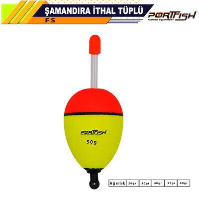 PORTFISH - Portfish Şamandıra İthal Tüplü 50 Adetli 