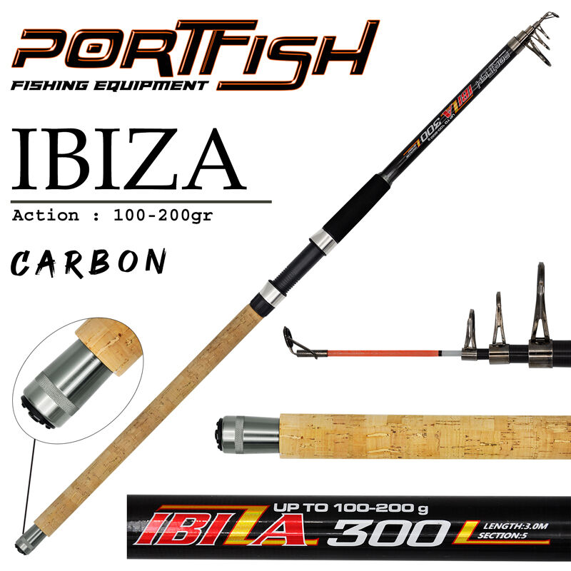 PORTFISH - Portfish Ibiza 390 cm Olta Kamışı 200 gr