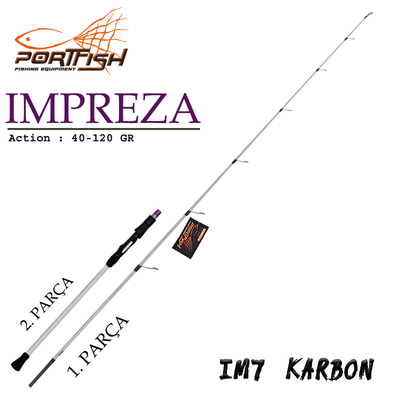 PORTFISH - Portfish Impreza Jig Kamış 200 cm (Yedek Parça)