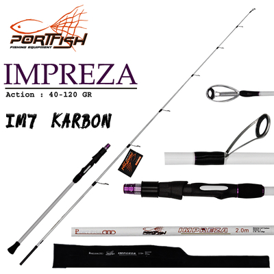 PORTFISH - Portfish Impreza Jig Kamışı 200 cm 40-120 gr 2 Parça