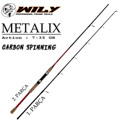 WILY - Wily Metalix Spin Kamış 270 cm (Yedek Parça)