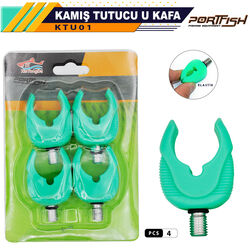PORTFISH - Portfish Kamış Tutucu U Kafa 4 Adetli