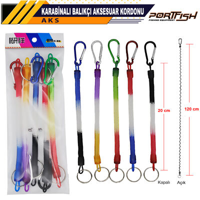 PORTFISH - Portfish Karabinalı Balıkçı Aksesuar Kordonu