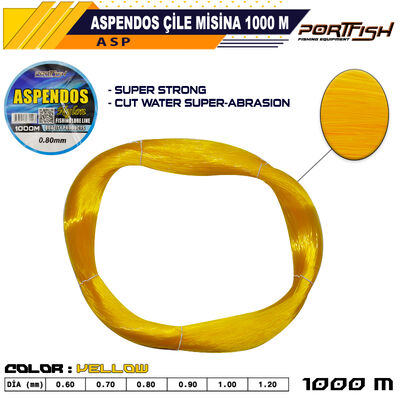 PORTFISH - Portfish Aspendos Çile Misina 1000 mt