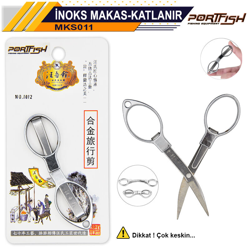 PORTFISH - Portfish Makas İnox Katlanır