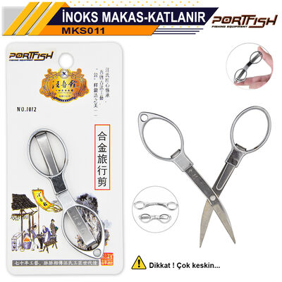 PORTFISH - Portfish Makas İnox Katlanır
