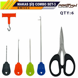 Portfish Makas Şiş Combo Set-3 - Thumbnail