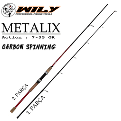 Wily - Portfish Metalix Spin Kamış 210 cm (Yedek Parça)