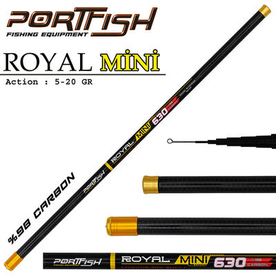 PORTFISH - Portfish Mini Royal Carbon Göl Kamışı 5-20 gr