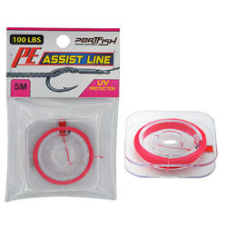 Portfish Pe Assist Line 5m Pink - Thumbnail